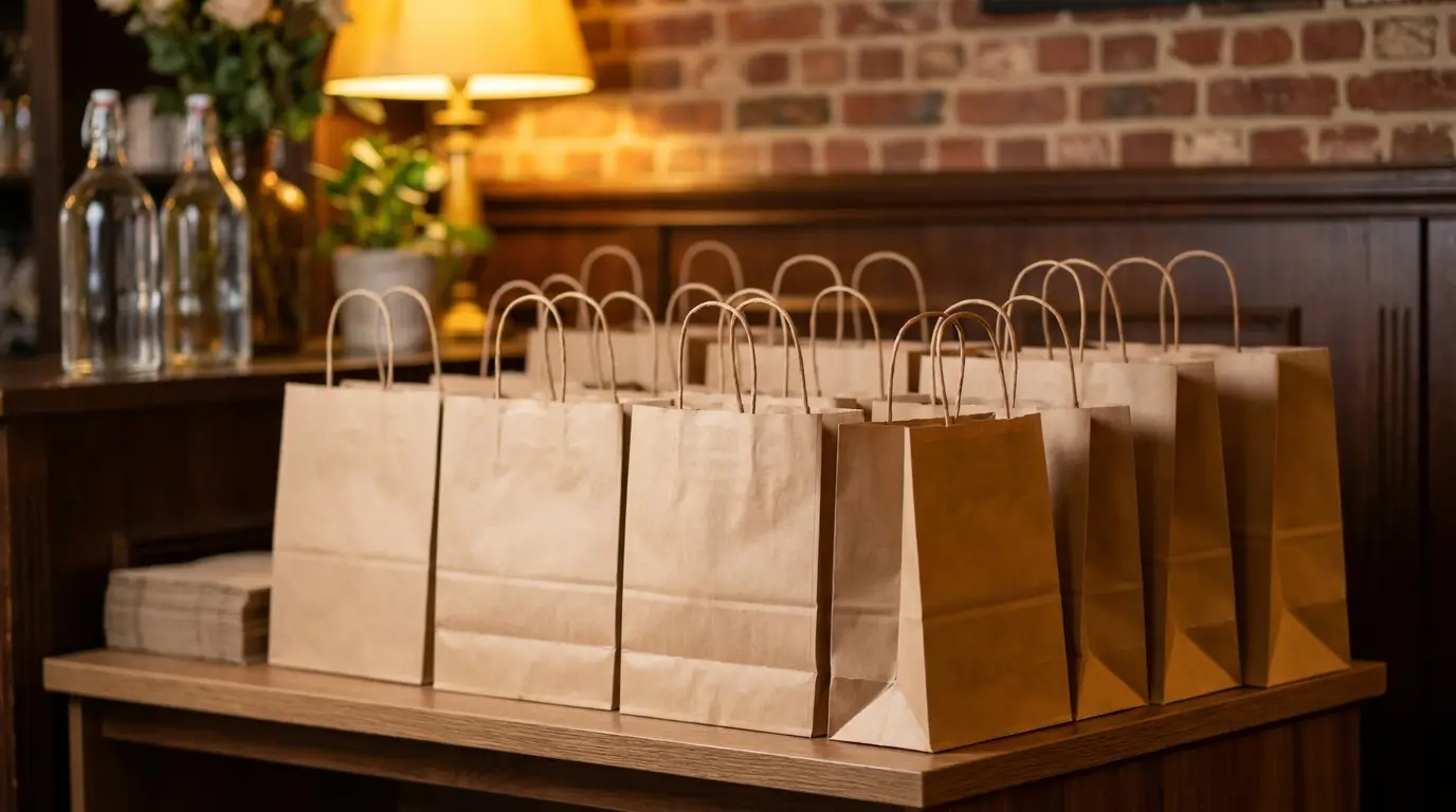 Sacs à emporter prêts pour le retrait Click and Collect